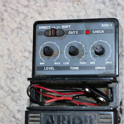 Vintage 1980s Arion Overdrive SOD1 Effects Pedal image 2