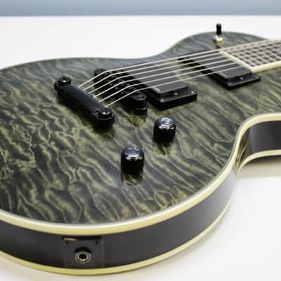 Epiphone Les Paul Custom Prophecy EX 2008 - Trans Black **New Bone Nut** image 7