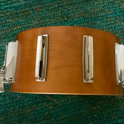 Vintage Yamaha Drums Japan 9000 Pre - Recording Custom Real Wood Parallel Strainer 6.5 x 14 Studio Concert Snare Drum - 1980 image 9