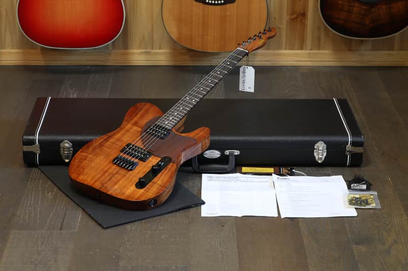 New! 2026 LSL Instruments Bad Bone 2-22 DX Electric Guitar Figured Koa + OHSC