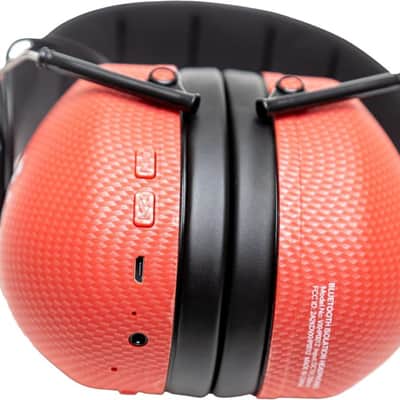 Vic Firth VXHP0012 Bluetooth Isolation Headphones, Red image 5