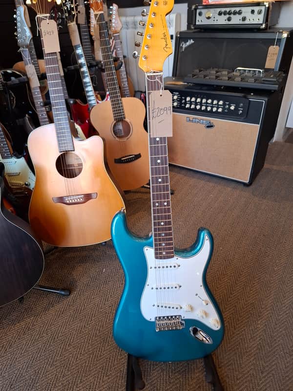 Fender Eric Johnson Stratocaster with Rosewood Fretboard 2009 - 2018 - Lucerne Aqua Firemist image 1