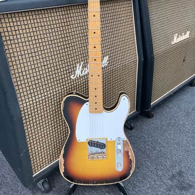 Fender 9231015519 Wildwood WW10 59 Esquire 2023 - Heavy Relic Sunburst image 2