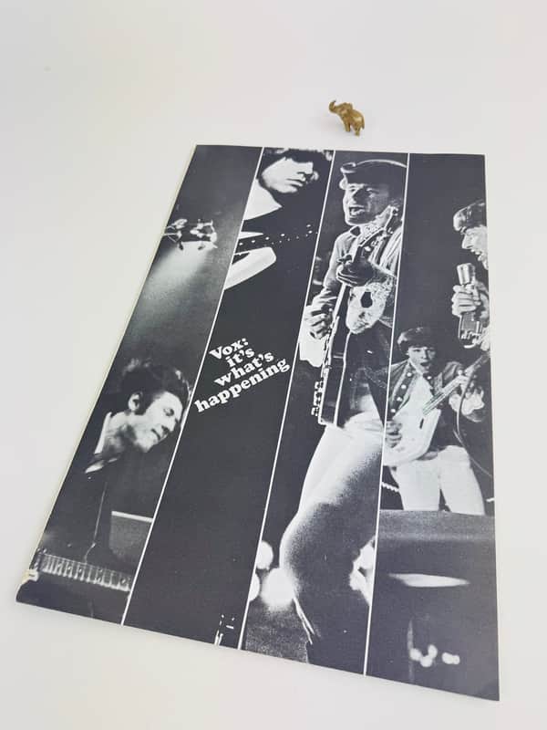 Vox “It’s What’s Happening” Foldout Poster Catalog 1967 image 1