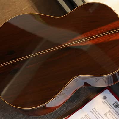2010 Jose Oribe Gran Parlor Suprema Steel String Brazilian Rosewood Masterpiece Acoustic Guitar Natural + COA OHSC image 13
