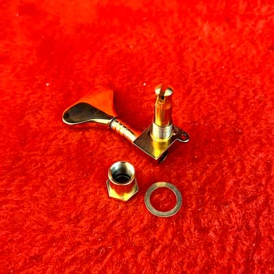 Schaller Hamer Logo M4 Bass guitar tuner 1980’s - Gold treble side original vintage image 2
