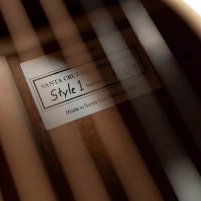 Santa Cruz Style 1 Acoustic Guitar - Adirondack/Mahogany with Hardshell Case image 16