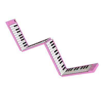 Carry-on FP-88 in Pink Portable Folding 88 Key Digital Piano USB MIDI Controller image 1