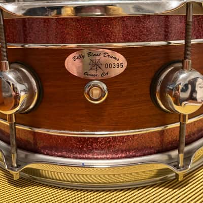 Billy Blast Drums 14" X 6" 15ply maple Snare Drum New Custom image 1