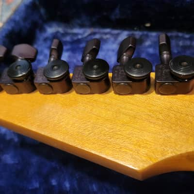 Abel Axe Stratocaster Aluminum CNC Body 1994-1996 - Anodized Blue Aluminum image 8