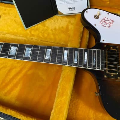 NEW! Gibson Custom 1963 Firebird VII Maestro - Electric Guitar - Vintage Sunburst Murphy Lab Light Aged - Gold Hardware - Custom Shop - 8.6lbs - Authorized Dealer - G07669 image 13