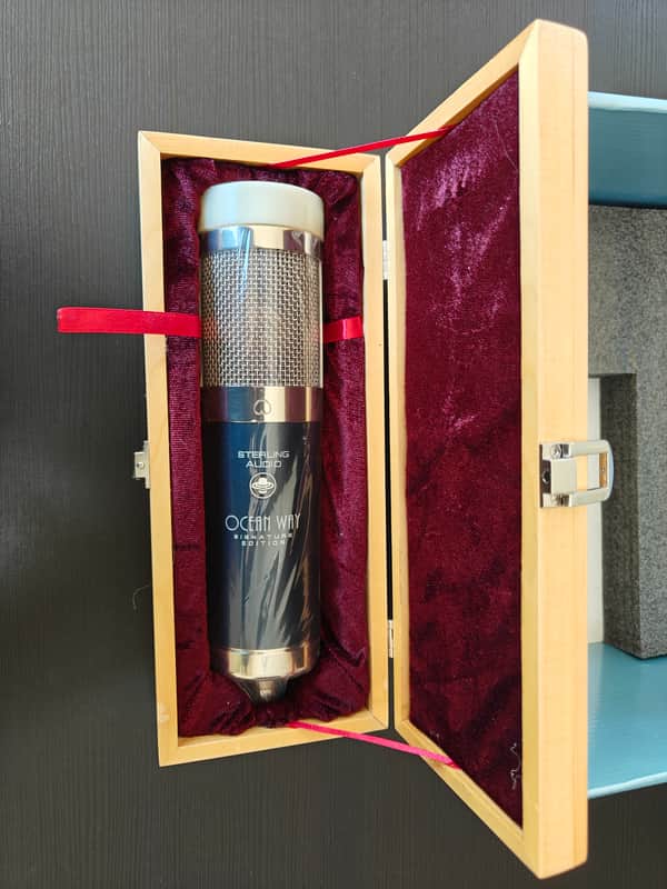 Sterling Audio ST6050 Allen Sides Ocean Way Signature Edition Large Diaphragm Cardioid FET Condenser Microphone 2010s - Blue image 1