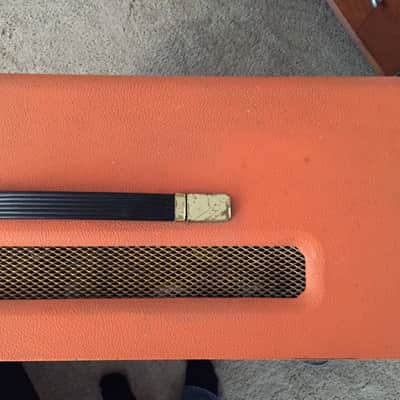 1972 Marshall Major for Lead Guitar in Orig Orange Color tolex - Pulsonic - Full Stack! Super Rare! image 9