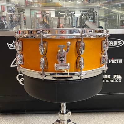 Brand New Yamaha Tour Custom Maple Caramel Satin 5.5x14 Snare Drum image 1