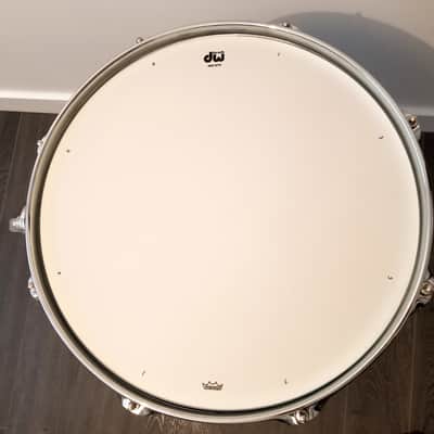 *New* DW Edge Snare 6x13 Stained Glass Finishply Rare image 5