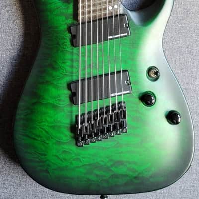 Harley Benton MultiScale-8 NT QEB DLX 8 String image 2