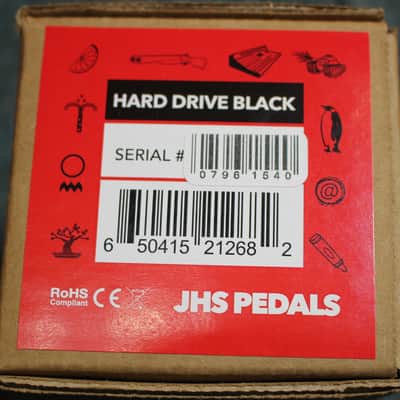 JHS Hard Drive Modern Distortion Guitar Effects Pedal Black w/Box image 3