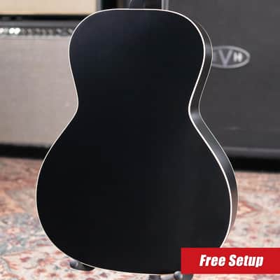 Gibson L-00 Special Parlor Acoustic/Electric Guitar - Ebony Satin with Gig Bag image 2