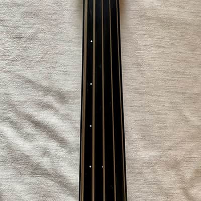 NS Design WAVc 5 String Full Size Electric Upright Bass 2025 - Transparent Red image 2