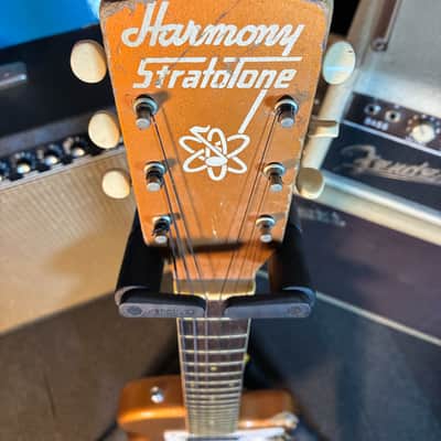Harmony H44 Stratotone Electric Guitar w/Case -  Copper Bronze Finish (1950's) image 13