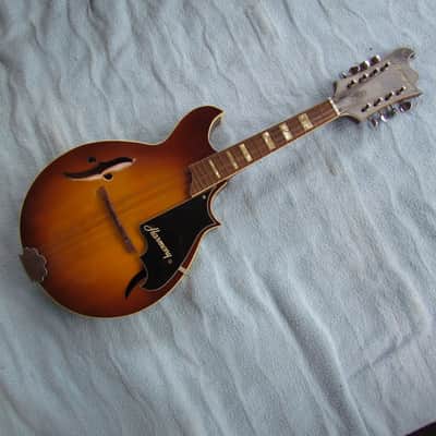 Harmony H425 Batwing Mandolin W/Original Chipboard Case 1972? Vintage Harmony H 425 Mandolin Made In The USA image 2