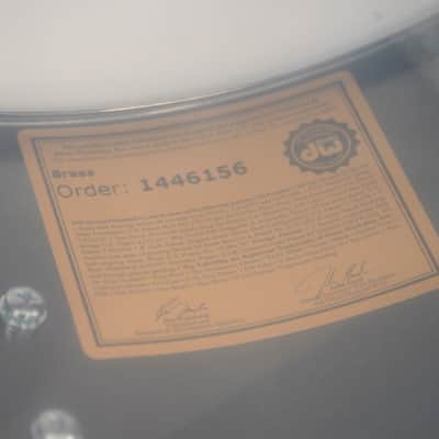 DW Collectors Series #DRVB6514SUC Black Nickel Over Brass 6.5x14" Snare Drum w/ Chrome Hardware image 11