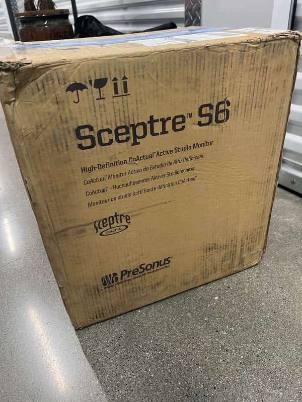 PreSonus Sceptre S6 Active Coaxial Studio Monitor (Single) 2014 - Present - Black image 1