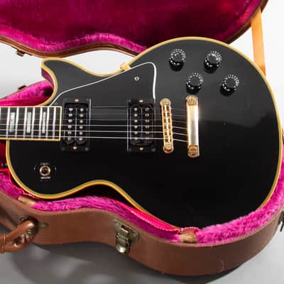 1989 Gibson Les Paul Custom Black Beauty Ebony w/ OHSC image 1
