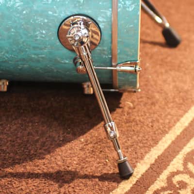 DW Performance Seafoam Marine Bop Drum Set - 14x18, 8x12, 14x14 image 3