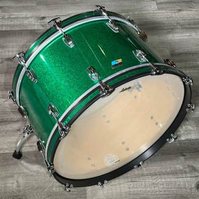 Ludwig Classic Maple 4pc Bonham Drum Set Green Sparkle image 6