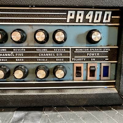 Vintage EMC PA 400 Guitar/Bass/Vocal PA Head Serviced and Restored image 3