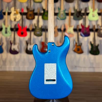 Tom Anderson Icon Classic - Big Sparkle Candy Apple Blue In Distress Level 1 - Custom Shop Stratocaster image 6