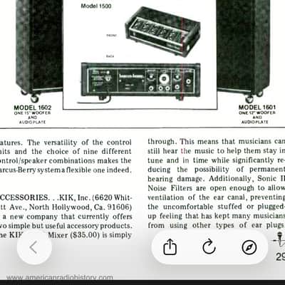Vintage Barcus-Berry 1500A Preamp & 1602 Powered Speaker Cabinet (1977) – Rare Complete USA System image 12