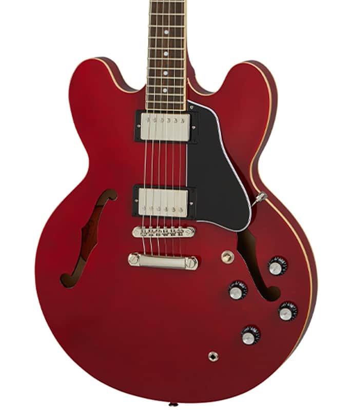 Epiphone ES-335 Semi-Hollow Electric Guitar - Cherry image 1