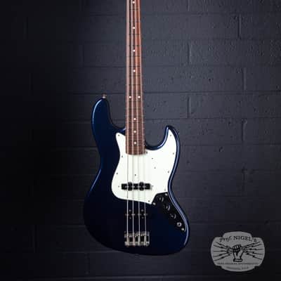 Tokai AJB114 MIJ Jazz Bass Gunmetal Blue Metallic Matching Headstock Made in Japan image 2