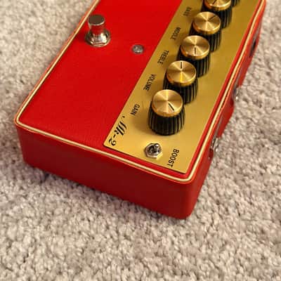 Shin's Music Mk-2 Overdrive/Preamp - Red Tolex image 3