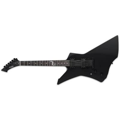 ESP LTD James Hetfield Signature Snakebyte Left-Handed Guitar w/ EMG JH Set Pickups & Hardshell Case - Black Satin image 3