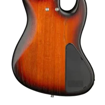 Sadowsky MetroLine 21-Fret Vintage J/J Bass-Swamp Ash Body-4 String-Almond Sunburst Transparent Satin-Lefthand image 3