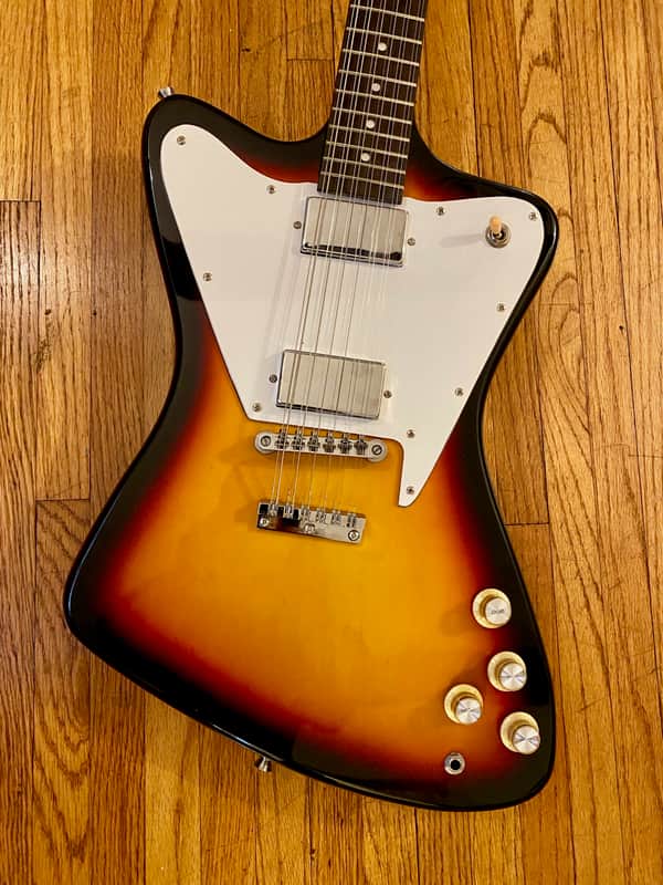 Cozart Firebird Non-Reverse Electric XII 12 String Guitar Sunburst