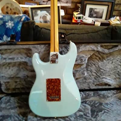 Fender American Professional II Stratocaster Thinline 2024 - Present - Transparent Daphne Blue image 5
