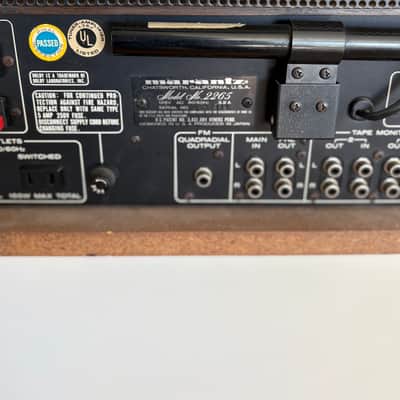 Marantz Model 2265 stereo receiver with wood case 1970’s image 9