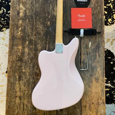 Fender Japan Limited Edition Traditional 60's Jaguar FSR Shell Pink w/ MH Unplayed w/ Softcase & Docs MIJ image 17