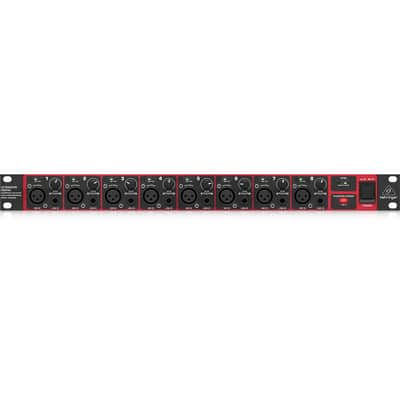 Behringer Behringer Ultragain Digital ADA8200 Audiophile 8 In/8 Out ADAT Audio Interface with MIDAS Mic Preamplifiers with 4x 25' XLR Cables image 2