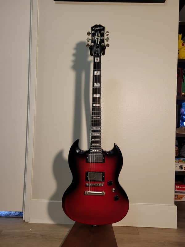 Epiphone SG Prophecy 2020 - Present - Red Tiger Aged Gloss image 1