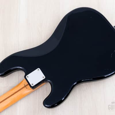 1990 Fender Precision Bass ‘70 Vintage Reissue PB70-700 Black w/ Ash Body, Japan MIJ Fujigen image 15
