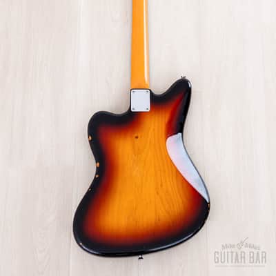 2002 Fender Jazzmaster ‘62 Vintage Reissue JM66-80 Sunburst, Japan CIJ image 3