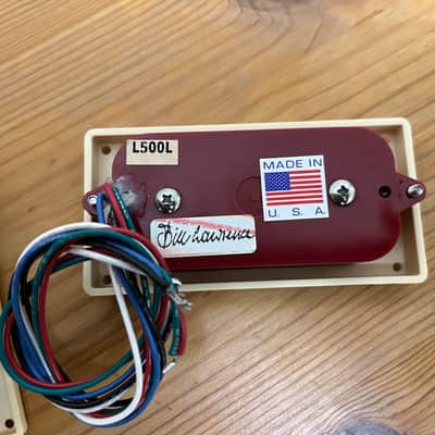Wilde Pickups (Bill Lawrence) L500 R&L set Cream image 2