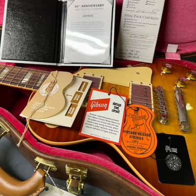 Gibson Custom Shop 60th Anniversary '60 Les Paul Standard Reissue #001505 V2 2020 - Tomato Soup Burst image 9