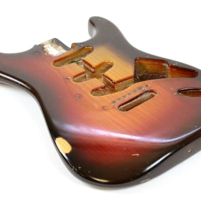 1979 Vintage Fender Stratocaster Sunburst BODY S9 Serial 1970s CBS Era USA Strat image 6