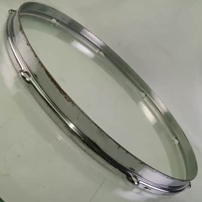 Slingerland 16"COB Stick-Chopper Radio King Floor Tom Drum Chrome-BRASS Rim/Hoop image 2
